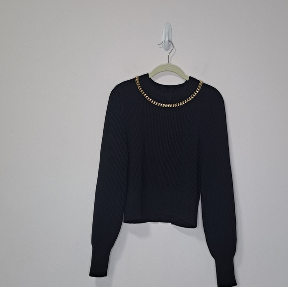 Veronica Beard Wara Sweater Black Small NWOT - Picture 3 of 6
